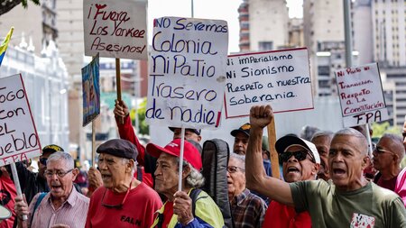 Vermuten Nachteile: Vertreter der bolivarischen Basis geißeln di...
