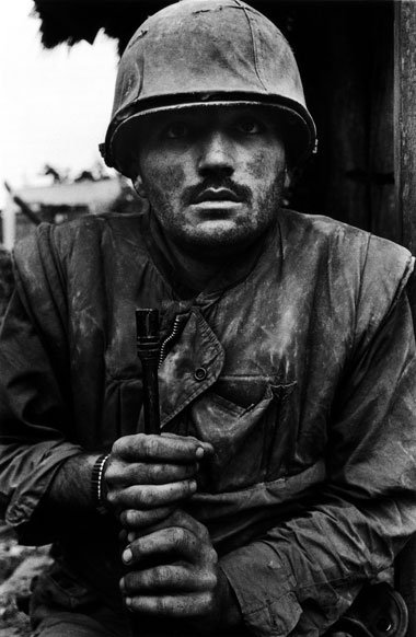 Soldat der US-Marines während der Tet-Offensive in Vietnam 1968