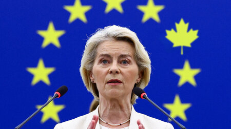 Eine »kalte, fragile Welt«: EU-Kommissionspräsidentin Ursula von...