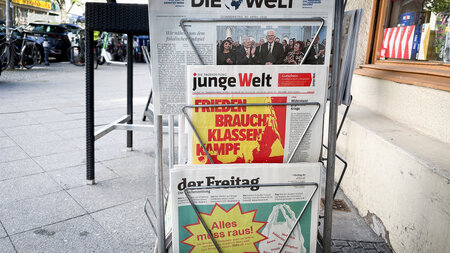 Die Kioskständer beinhalten immer weniger Tageszeitungen