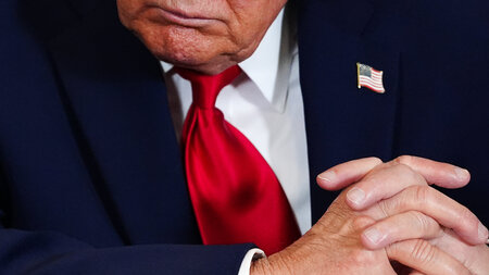 Donald Trump während der UN-Generalversammlung in New York am Di...