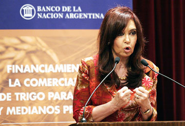 Für Argentiniens Präsidentin Cristina Kirchner ist der Machtkamp... Für Argentiniens Präsidentin Cristina Kirchner ist der Machtkamp...