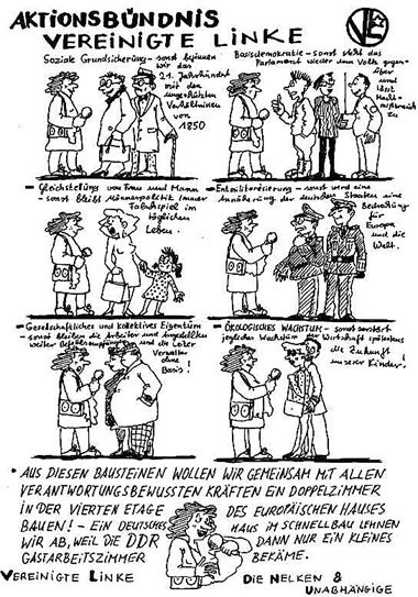 Die Vereinigte Linke interessierte sich in der Endphase der DDR ... Die Vereinigte Linke interessierte sich in der Endphase der DDR ...