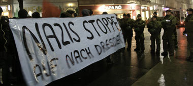 Nach den Razzien – Spontandemonstration am Dienstag abend in Ber...