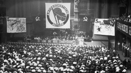 Kongress von KPD, SPD, SAP und Reichsbanner zur Gründung einer g... Kongress von KPD, SPD, SAP und Reichsbanner zur Gründung einer g...