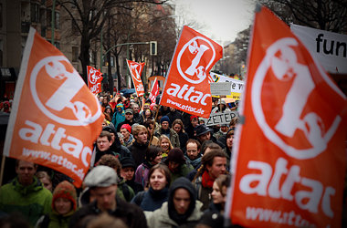 Globalisierungskritiker auf der Straße: Demonstrationen gegen So... Globalisierungskritiker auf der Straße: Demonstrationen gegen So...