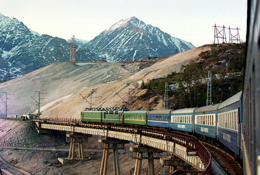 Rußlands Lebensader Transsibirische Eisenbahn (Foto aus Burjatie...