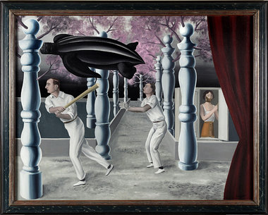 Le joueur secret/Der heimliche Spieler, 1927 (Öl auf Leinwand, 1... Le joueur secret/Der heimliche Spieler, 1927 (Öl auf Leinwand, 1...