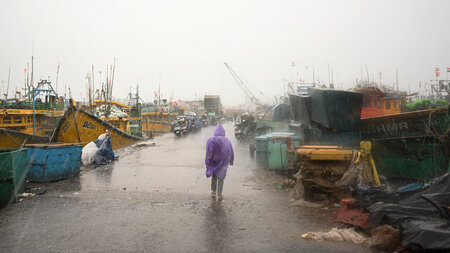 Hafenarbeiter in Visakhapatnam, Andhra Pradesh  (27.10.2026)