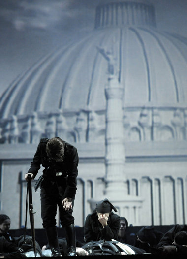 Es soll ganz offensichtlich etwas zum Lachen geben