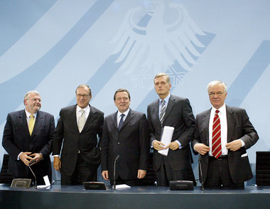 Dario d’Annunzio (Cofiroute), Jürgen Schrempp (DaimlerChrysler),...