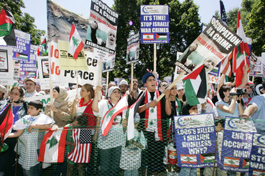 Vor dem Weißen Haus in Washington