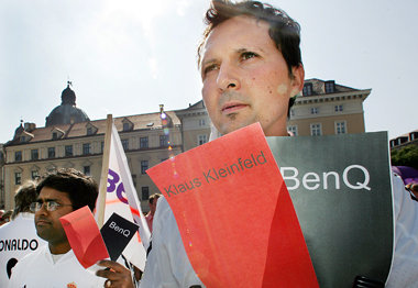 Rote Karte für BenQ und den damaligen Siemens-Vorstand Kleinfeld...