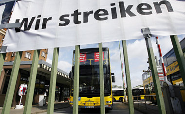 Zehn Tage streikten Bus-, U-Bahn- und Tramfahrer im Frühjahr 200...