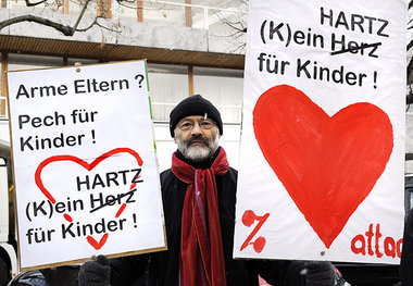Verbesserung für Kinder: Schulranzen und Füller als Sachleistung...