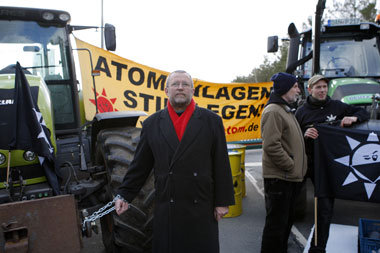 Protestaktion in Gorleben am Montag