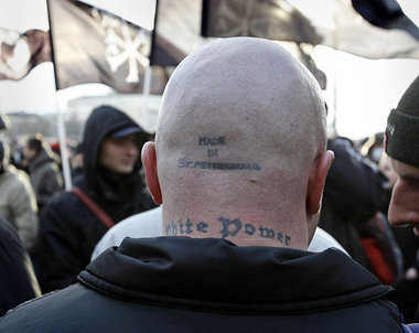 Neonazikundgebung im November 2009 in Moskau