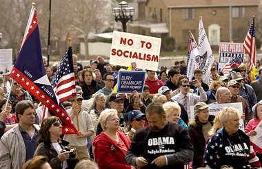 Proteste gegen die Gesundheitsreform von US-Präsident Obama