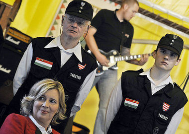 Budapest, 7. April: Krisztina Morvai, Präsidentschaftskandidatin...
