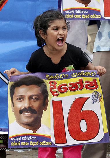 Ihr Favorit hat gewonnen: Mahinda Rajapakse