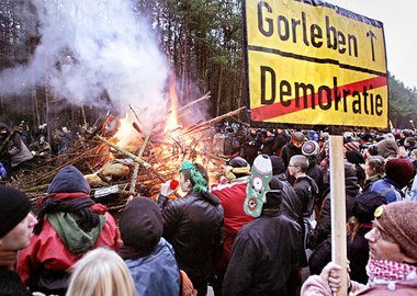 Stra&szlig;enblockade gegen Castortransport im November
2006