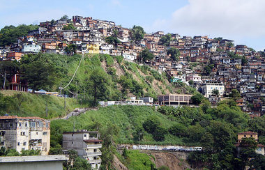 Favela Morro dos Prazeres im Stadtteil Santa Teresa von
Rio