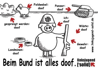 Wurde von der Bundestagsverwaltung als
&raquo;Verunglimpfung&laq...