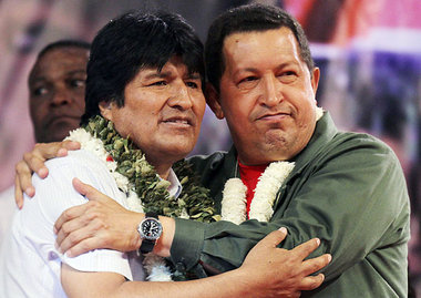 Evo Morales und Hugo Chávez sehen im Sozialismus die einzige Cha... Evo Morales und Hugo Chávez sehen im Sozialismus die einzige Cha...