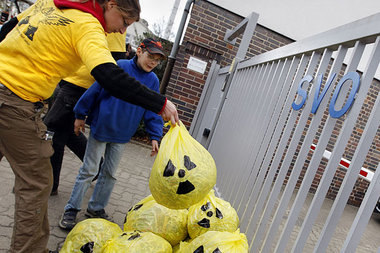 Müllspenden beim städtischen Energieversorger von Uelzen am Frei... Müllspenden beim städtischen Energieversorger von Uelzen am Frei...