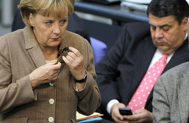 SPD-Chef Gabriel hat gerade Post bekommen