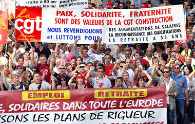 Zehntausende demonstrierten in Marseille auch ihre
Solidarit&aum...