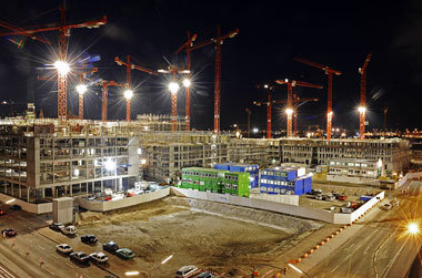 Büro- und Luxusquartierschwemme programmiert: Baustelle des »Übe... Büro- und Luxusquartierschwemme programmiert: Baustelle des »Übe...