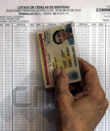 17,8 Millionen Venezolaner k&ouml;nnen am 26. September ihr
Parl...