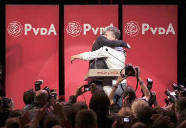 Jubel oder Trost? Jedenfalls stellen die Sozialdemokraten
wenige...