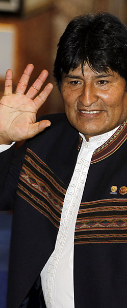 Boliviens Präsident Evo Morales Boliviens Präsident Evo Morales