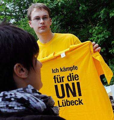 Proteste gegen Verkauf der Uni-Klinik in L&uuml;beck, 22.
Juni