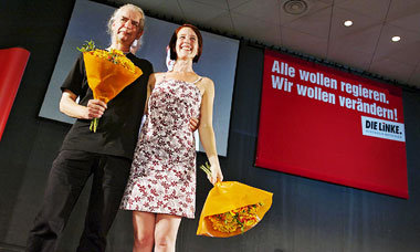 Für »tatsächlichen Politikwechsel«: Das Führungsduo der Linken N... Für »tatsächlichen Politikwechsel«: Das Führungsduo der Linken N...