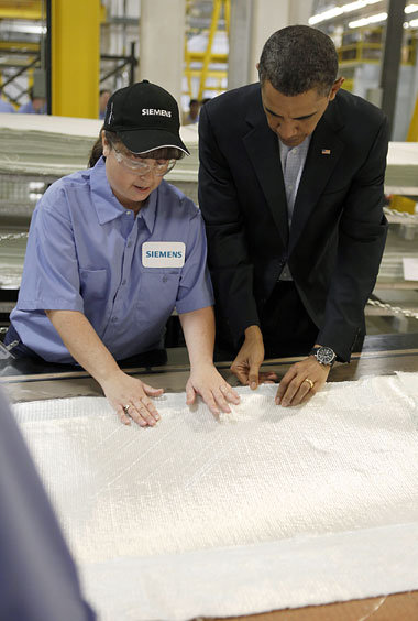 Gemeinsam Hand anlegen: Besuch des US-Pr&auml;sidenten Barack
Ob...