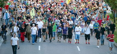 Tausende Stuttgarter gingen am Wochenende gegen den Abri&szlig;
...