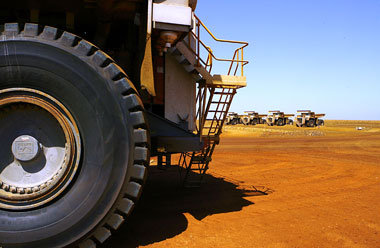 Eisenerzabbau in Australien: Das Land ist &ouml;konomisch
st&aum...