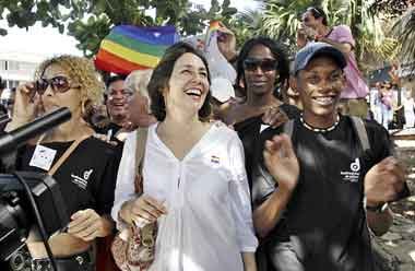 Mariela Castro bei einer Aktion in Havanna am 16. Mai 2009 zum
I...