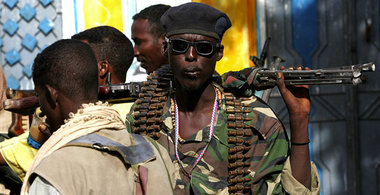 Soldat der Union der Islamischen Gerichte in Mogadischu