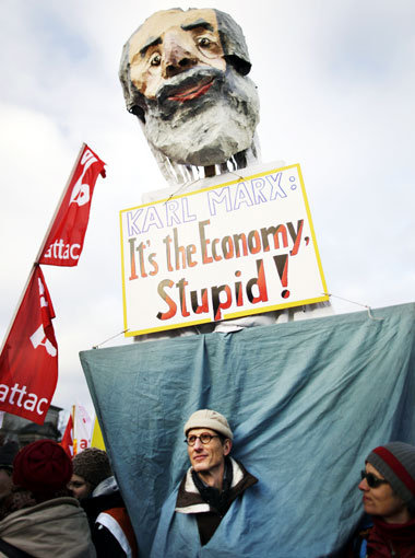 Protestaktion beim Klimagipfel in Kopenhagen am 12. Dezember 200...