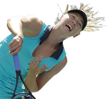 Stark, erratisch aber ratlos: Maria Scharapowa Stark, erratisch aber ratlos: Maria Scharapowa