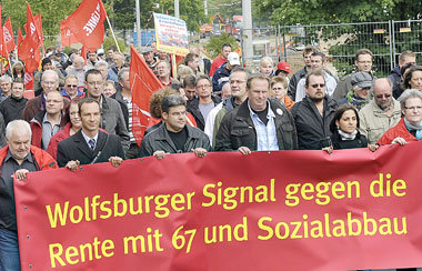Gewerkschaftsdemonstration am Mittwoch in Braunschweig Gewerkschaftsdemonstration am Mittwoch in Braunschweig