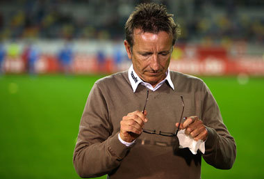 Sieht so ein Trainer aus, der sich aufgegeben hat? Sieht so ein Trainer aus, der sich aufgegeben hat?