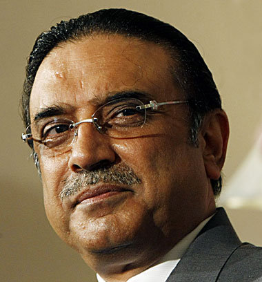 Pakistans Präsident Asif Ali Zardari Pakistans Präsident Asif Ali Zardari