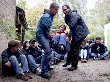 Vorbereitung auf den Tag X, wenn der Castor kommt &ndash;
Blocka...