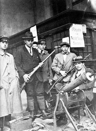 Berlin während der Novemberrevolution 1918: Die menschliche Gese...