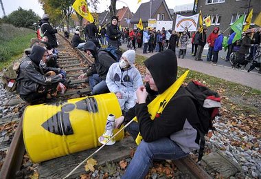Protest gegen Castortransport am Samstag im
nordrhein-westf&auml...
